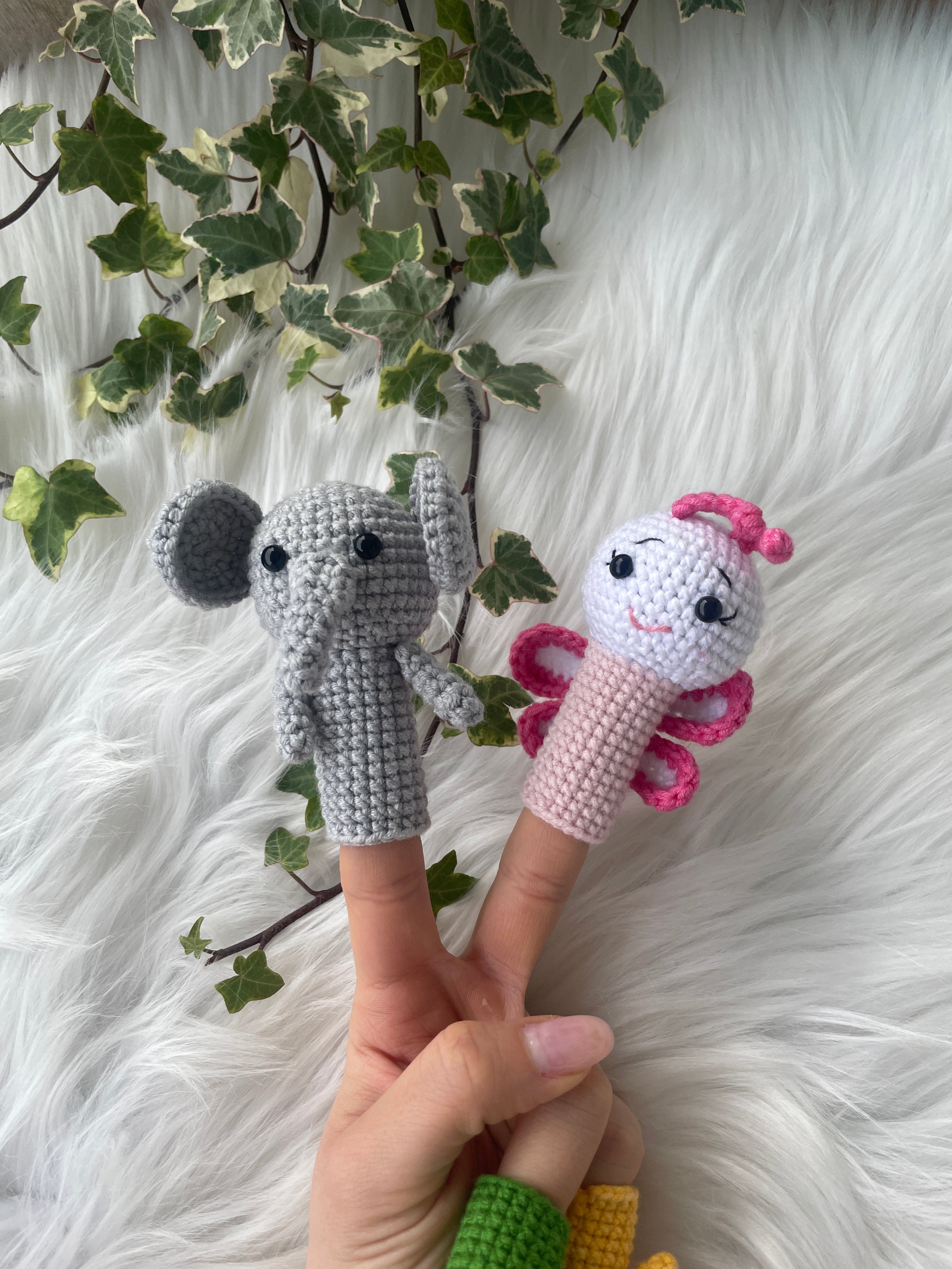 Fingerpuppen "Tierfreunde" | Handgehäkelt