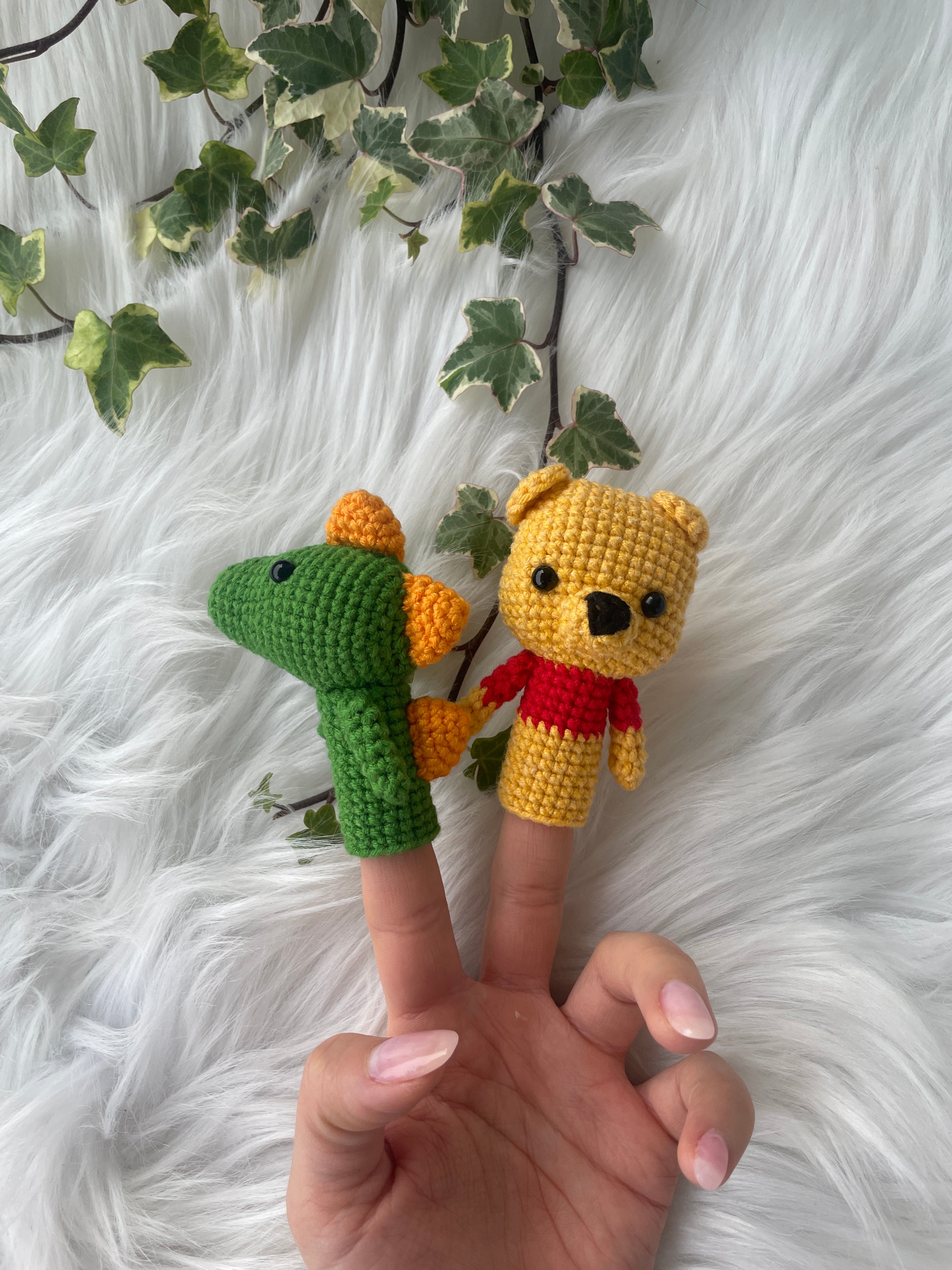 Fingerpuppen "Tierfreunde" | Handgehäkelt