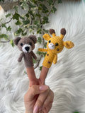 Fingerpuppen "Tierfreunde" | Handgehäkelt