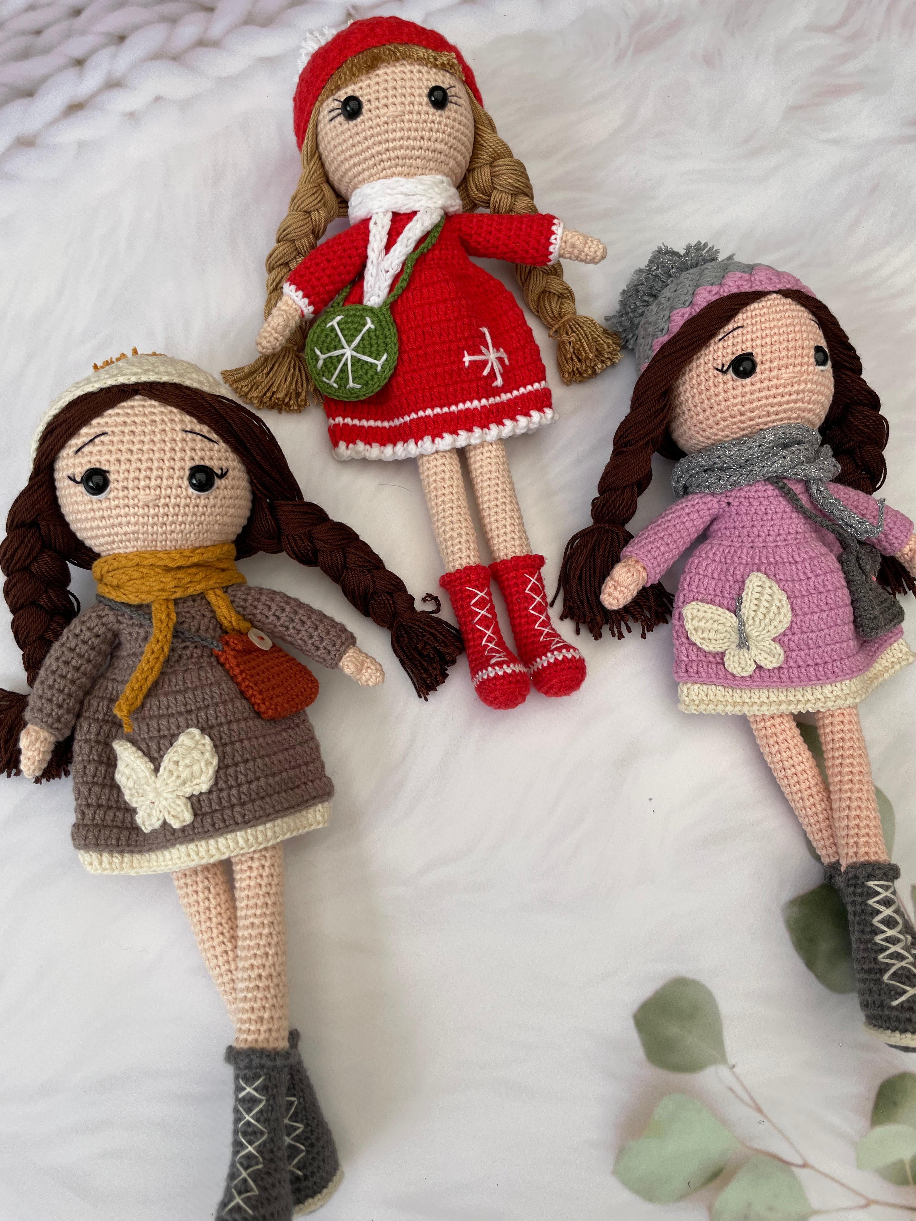 Amigurumi Puppe "Flora" | Handgehäkelt