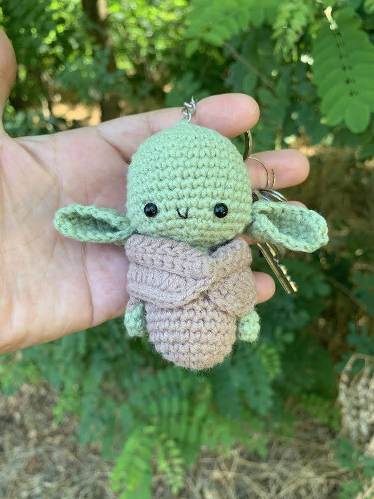 Schlüsselanhänger "Yoda" | Personalisierbar