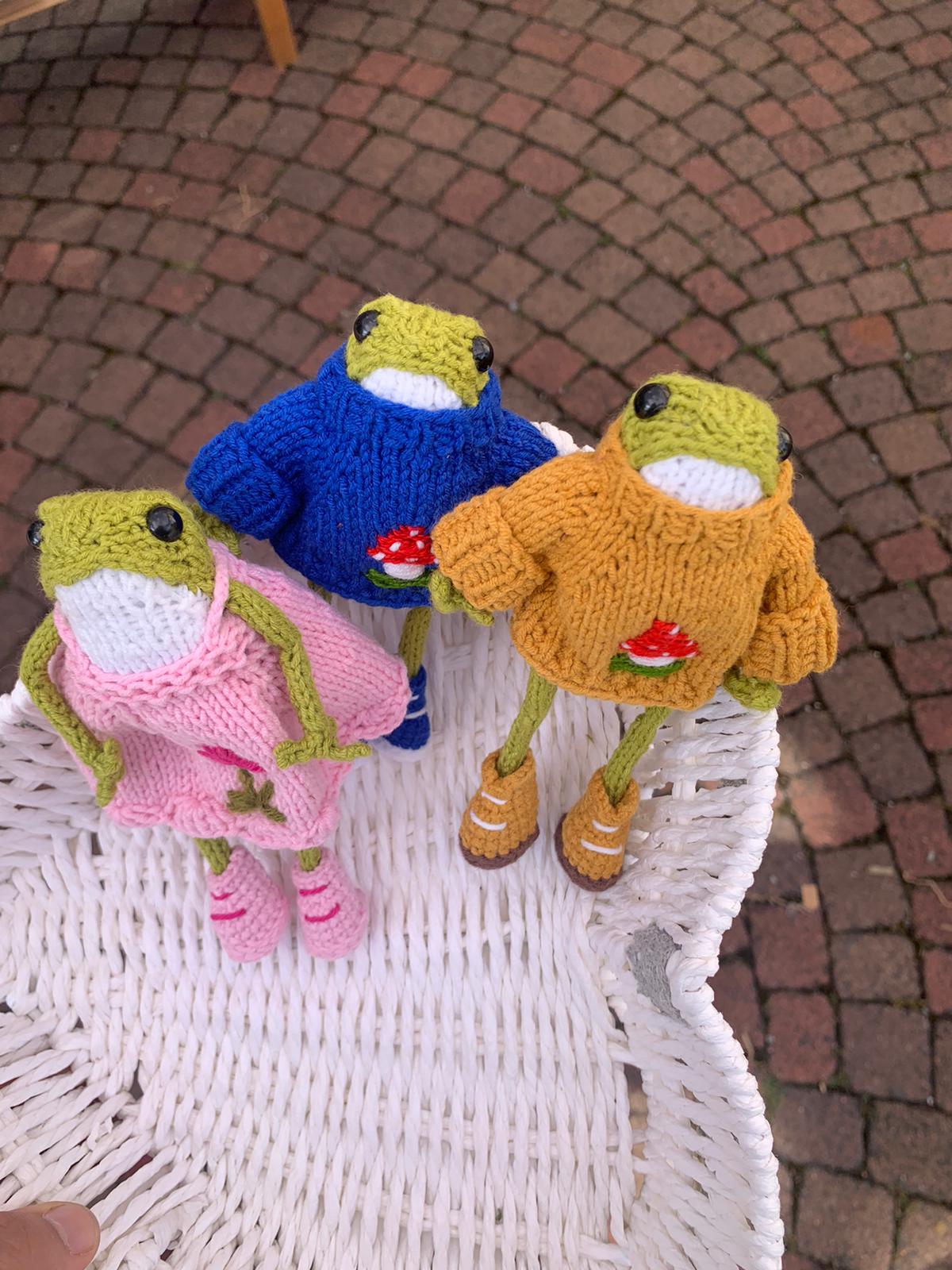 Amigurumi Frosch "Famous Frog" | Beweglich