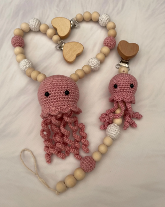 Oktopus Set | Personalisiertes Geschenk | Pink