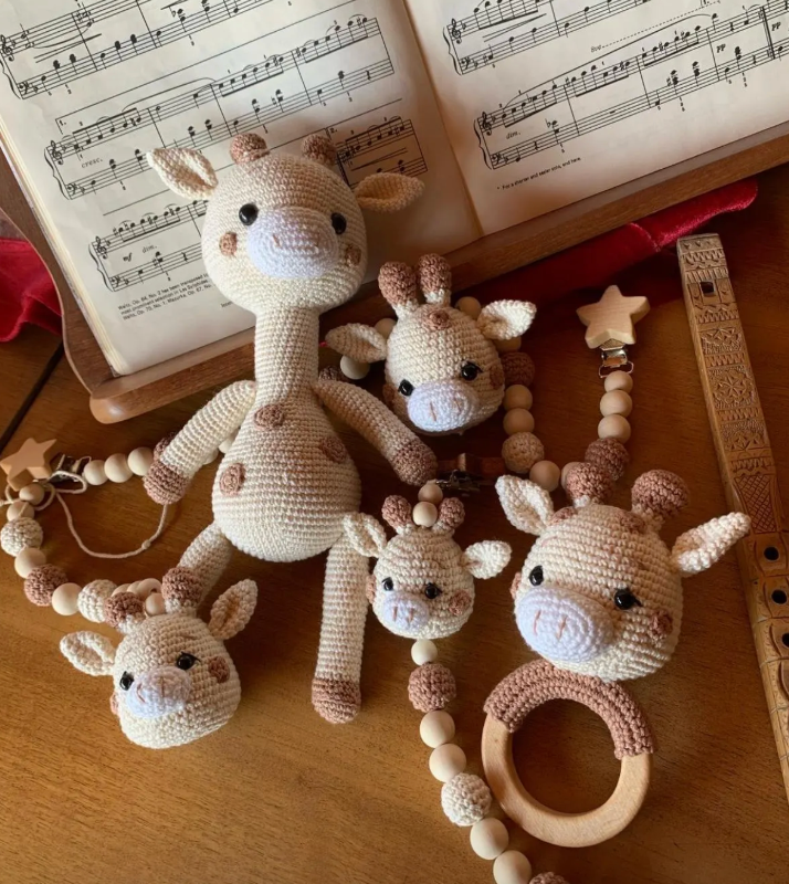 Baby Set Giraffe | Personalisiertes Geschenk