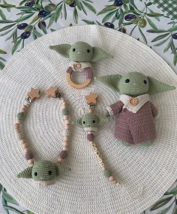 Baby Set "Star Wars Yoda" | Personalisiertes Geschenk