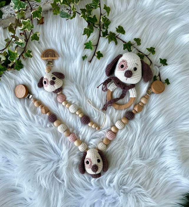 Baby Set "Hund" | Personalisiertes Geschenk