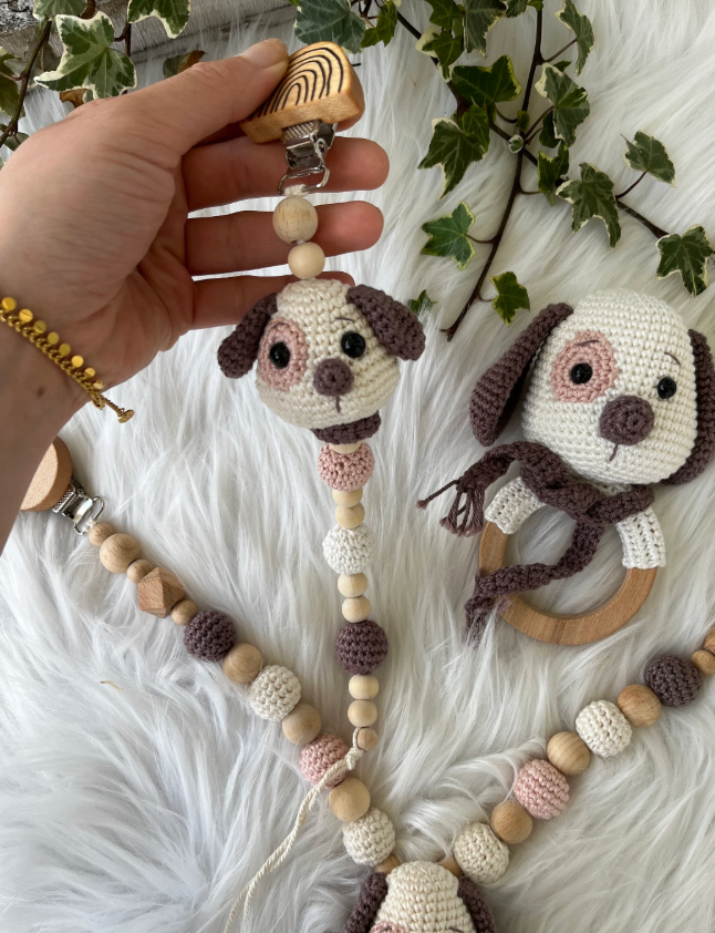 Baby Set "Hund" | Personalisiertes Geschenk