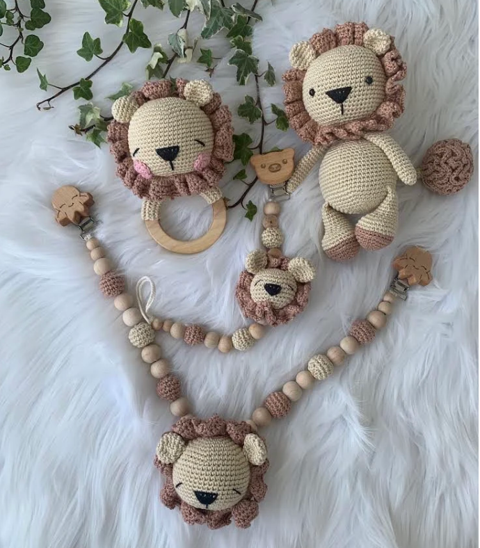 Baby Set "Löwe" | Personalisiertes Geschenk