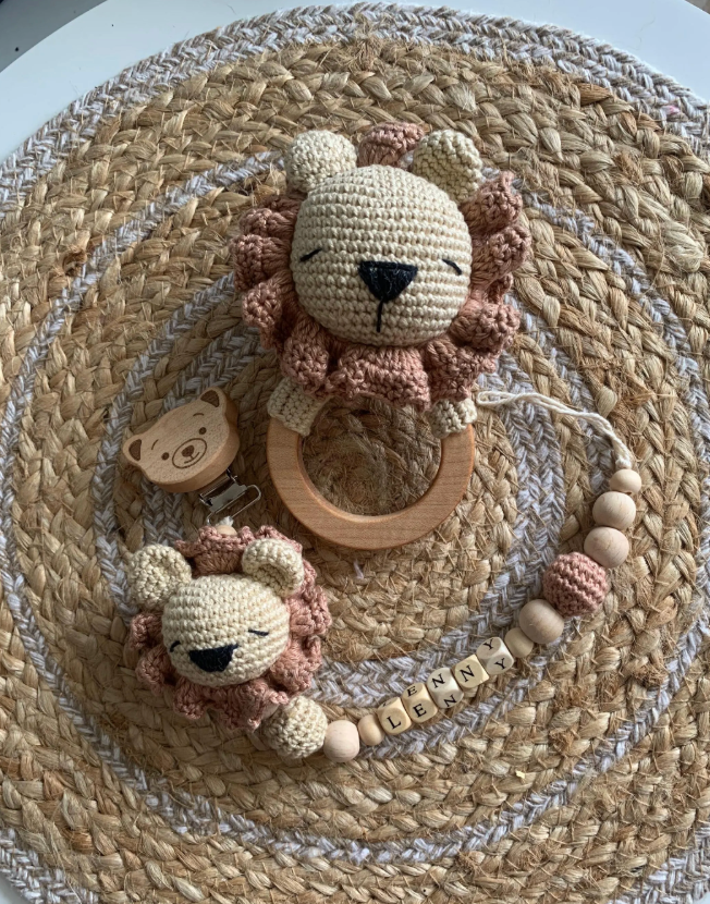 Baby Set "Löwe" | Personalisiertes Geschenk