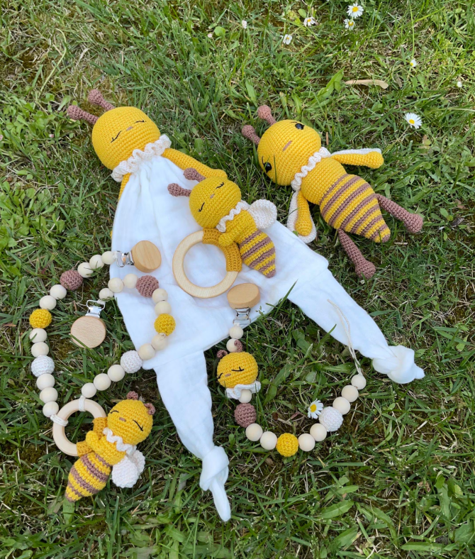 Baby Set "Biene Maya" | Personalisiertes Geschenk