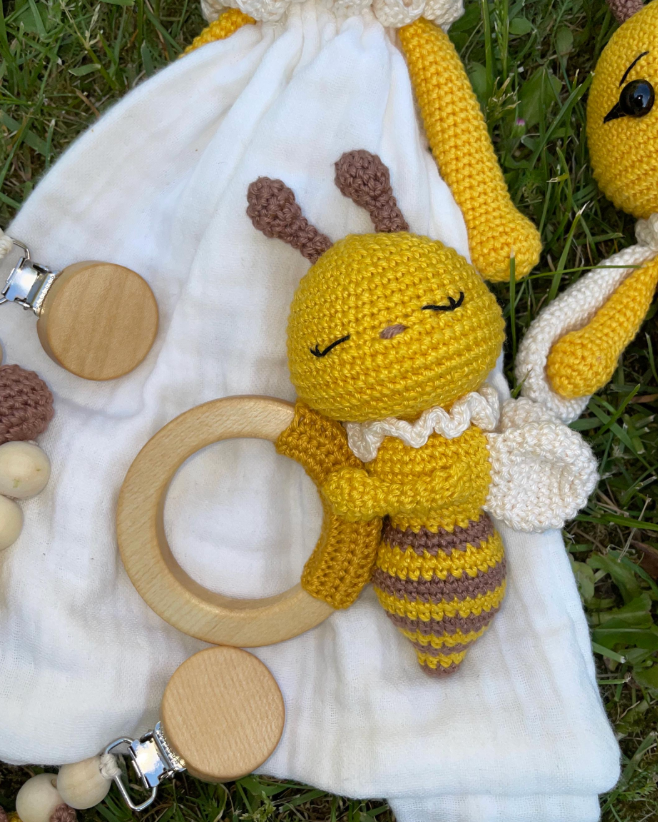 Baby Set "Biene Maya" | Personalisiertes Geschenk