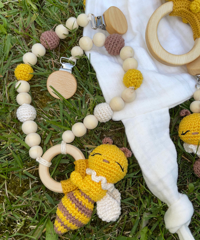 Baby Set "Biene Maya" | Personalisiertes Geschenk