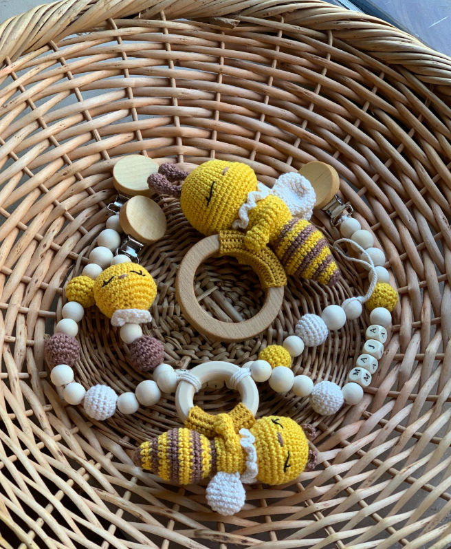 Baby Set "Biene Maya" | Personalisiertes Geschenk