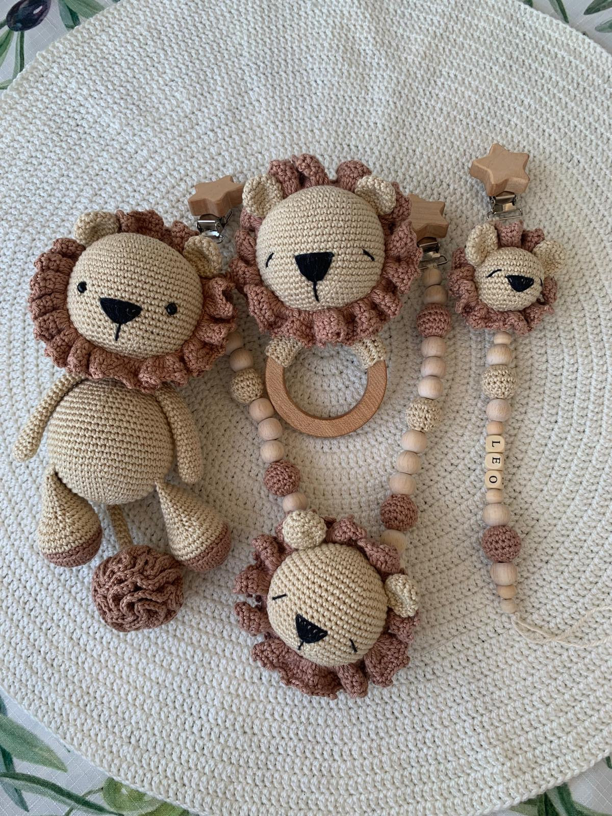 Baby Set "Löwe" | Personalisiertes Geschenk