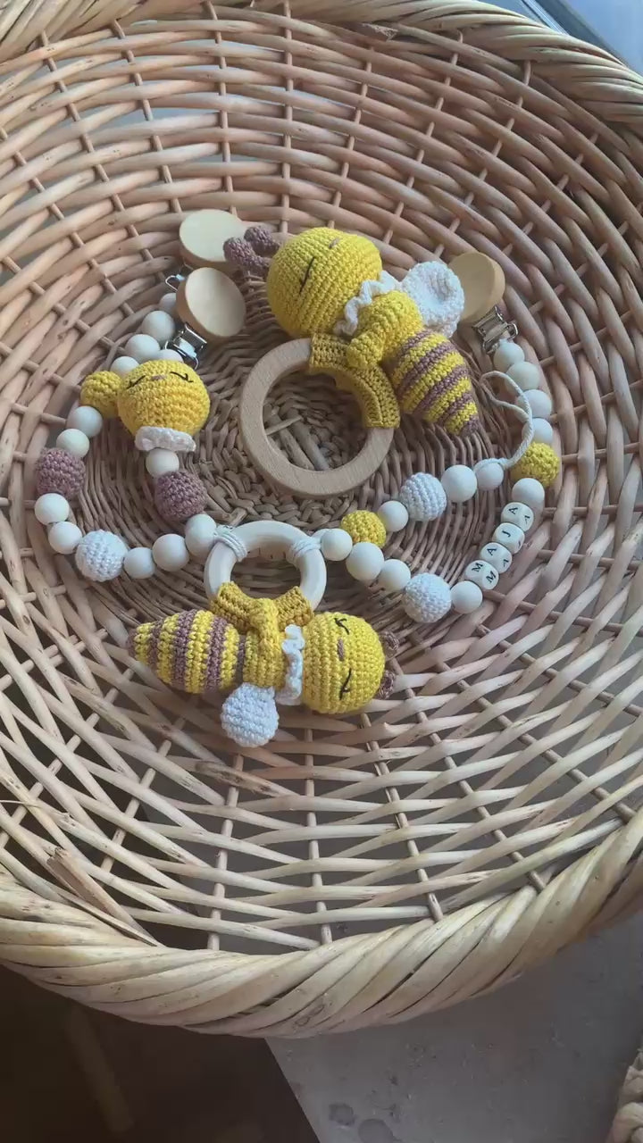 Baby Set "Biene Maya" | Personalisiertes Geschenk