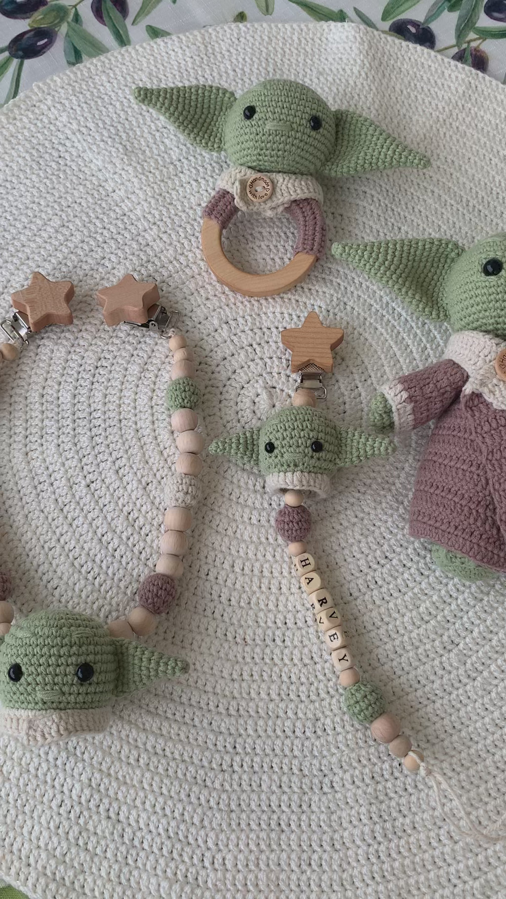 Baby Set "Star Wars Yoda" | Personalisiertes Geschenk